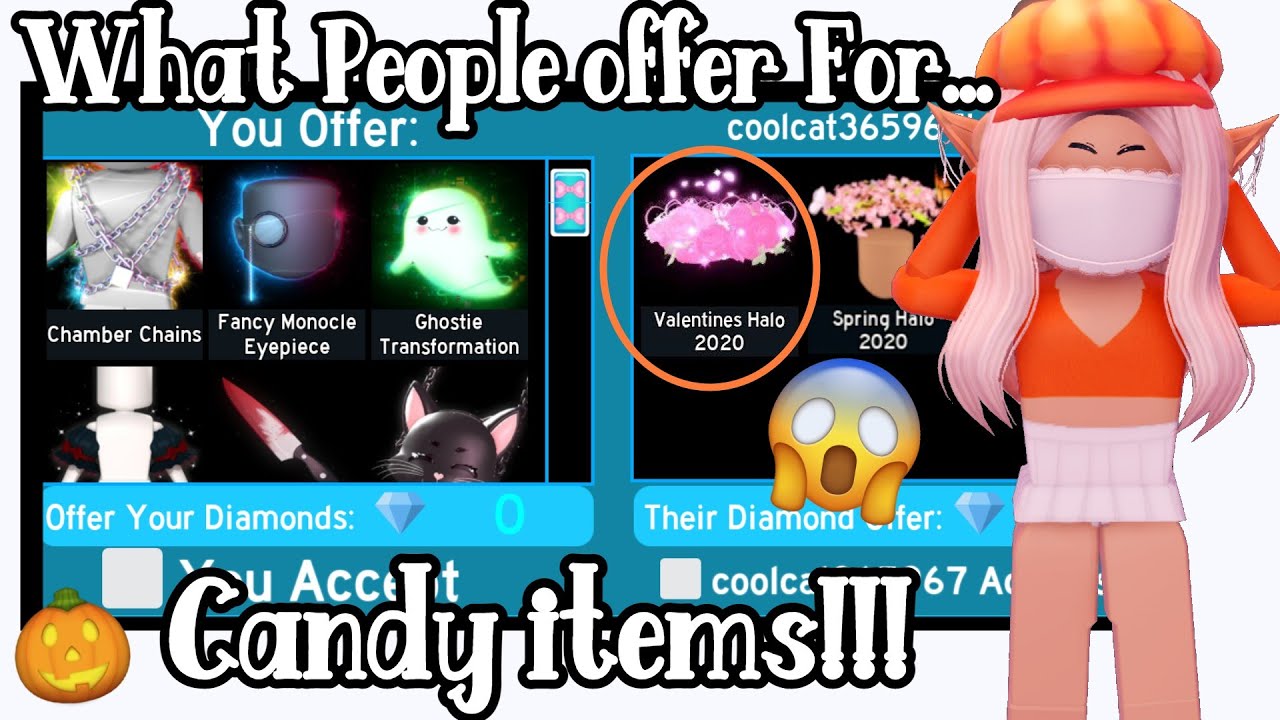 What People Offer For CANDY ITEMS!! *OMGGG* Roblox Royale High! 