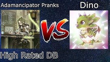 Adamancipator Prank-Kid Vs Dino High Rated DB Yu-Gi-Oh! 2021