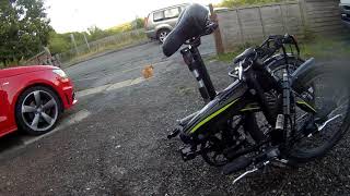 folding a carrera croscity electric bike - YouTube