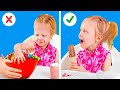 TRUCOS INGENIOSOS DE PINTURA PARA AMIGARTE CON TUS HIJOS || Educa a tus hijos y trucos con comida