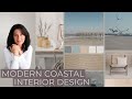 Modern coastal style  interior design