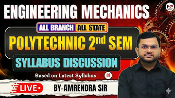 🔥Engineering Mechanics | Polytechnic 2nd Sem | Syllabus Discussion @PolytechnicPathshala