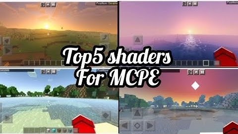 Top 5 shaders for MCPE 1.18 (LINK)(NO CLICKBAIT)