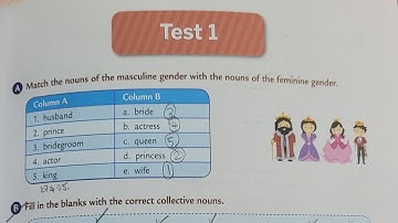 Class 4 Collins English Grammar And Composition  : Test 01