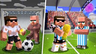 From Poor to Rich Footballer in Minecraft..