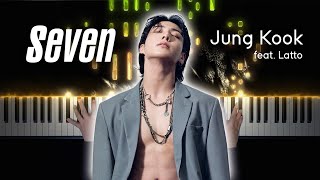 정국 (Jung Kook) - Seven (feat. Latto) | Piano Cover by Pianella Piano chords