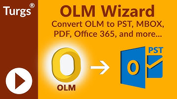 Turgs OLM Wizard - Convert Multiple Mac Outlook OLM to PST by OLM File Converter