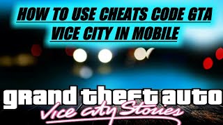 How  to use cheats code in gta vice city in mobile phone screenshot 3