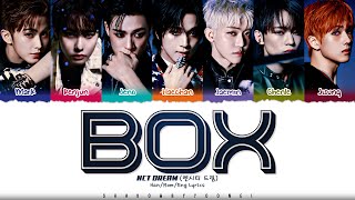 NCT DREAM 'BOX' Lyrics (엔시티 드림 박스 가사) [Color Coded Han_Rom_Eng] | ShadowByYoongi