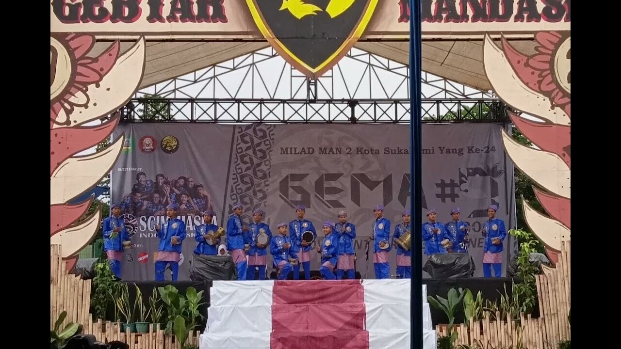 Marawis Al Azhar MAN 1 KOTA SUKABUMI Festival GMT (Man 2 kota Sukabumi) Feat Ust Hudan