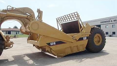 1990 Caterpillar 631E Series II conventional scraper at auction | bidding closes September 5, 2019