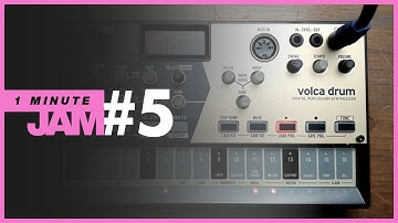 Korg VOLCA DRUM #5 | 1 Min. JAM - No FX