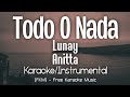 Lunay x anitta  todo o nada karaokeinstrumental  el nio  fkm free karaoke music