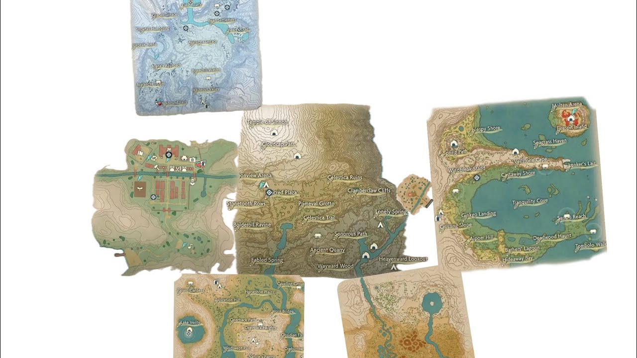 Every Pokemon Legends Arceus Are Map