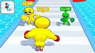Level Up Runner ! All Levels Gameplay (1-5) android, ios screenshot 1