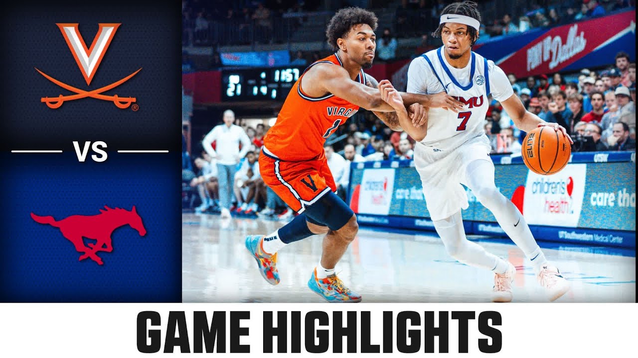 Virginia vs. SMU Game Highlights | 2025-26 ACC Men's Basketball