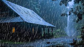Rain Sounds for Sleep – Tropical Night Rain with Gentle Thunder to Calm the Mind
