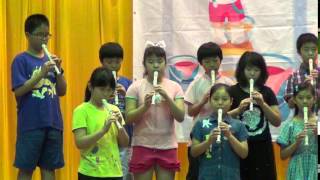 f四年六班風的快板 1040522臺中市文心國小中年級直笛發表會