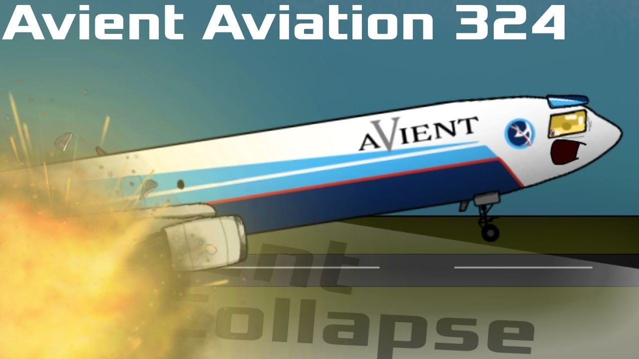 Avient Aviation Flight 324 crash animation Ascent And Collapse