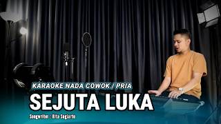 SEJUTA LUKA - NADA COWOK || (KARAOKE/LIRIK) VERSI UDA FAJAR