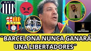 ¡FUERTE DECLARACIÓN! PRENSA ECUATORIANA ENOJADA POR TALLERES 3 BARCELONA 1 EN COPA LIUBERTADORES