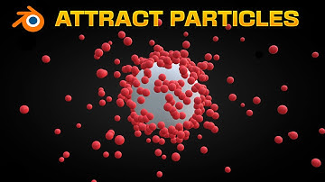 How to ATTRACT PARTICLES in Blender