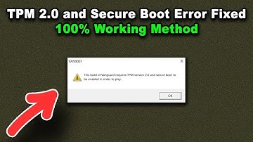 Fix Valorant TPM 2.0 Error (VAN9001) — Complete Guide for Windows 10 & 11
