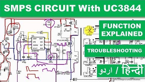 #138 UC3844 Current Mode SMPS Circuit - Circuit Explained with Troubleshooting