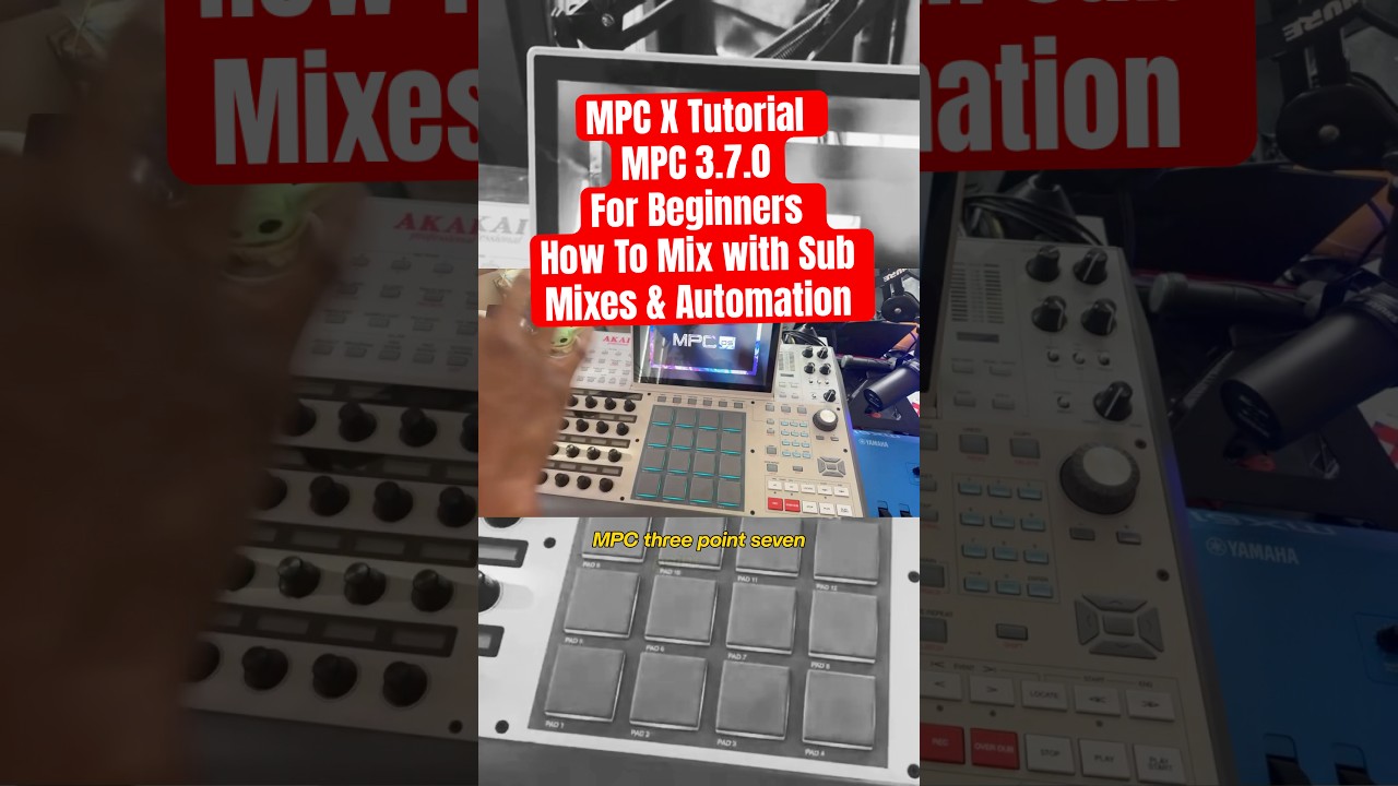 MPC 3.7.0 Submixes & Automation mixing Tutorial 