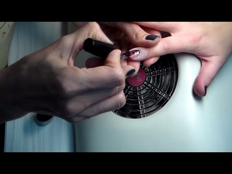 Техника нанесения лака (уроки дизайна ногтей) Nail art tutorials