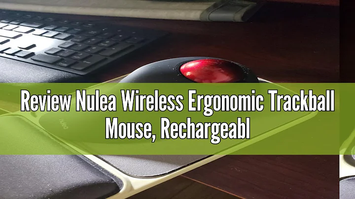 Review Nulea Wireless Ergonomic Trackball Mouse, Rechargeable, Bluetooth Rollerball Mouse, 44mm Inde