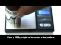 How to calibrate the us1000 digital scale  usbalance