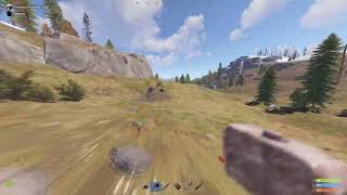First time flying minicopter on Rust
