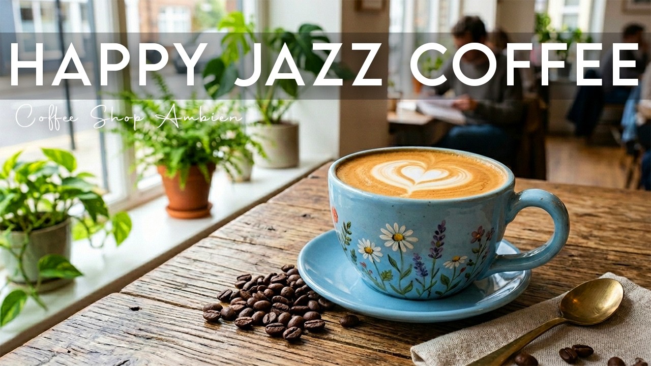 Happy Jazz Coffee ☕ Bossa Nova instrumental for Relaxing, Holiday