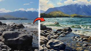 Rocks Are Hard to Paint… Here’s How I Do It