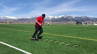 Ladder Drill: Forward Cross In Front