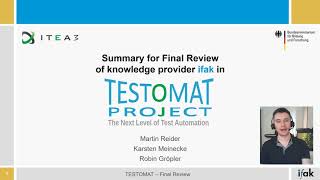 Ifak Testomat Project Summary
