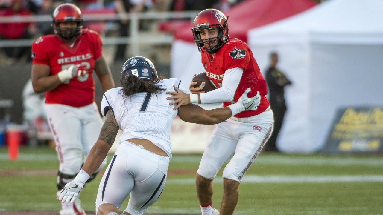 UNLV QB Kurt Palandech Breaks Six Tackles En Route To End Zone | CampusInsiders
