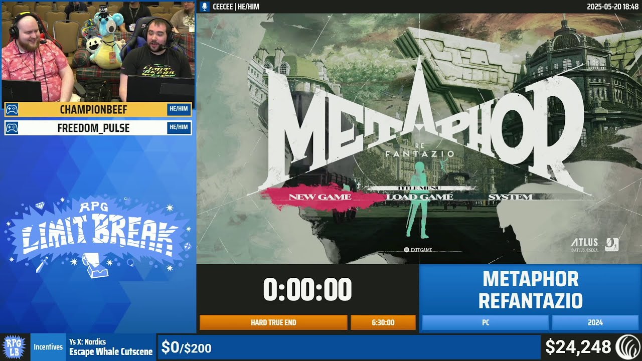 Metaphor: ReFantazio by ChampionBeef & Freedom_Pulse - RPG Limit Break 2025