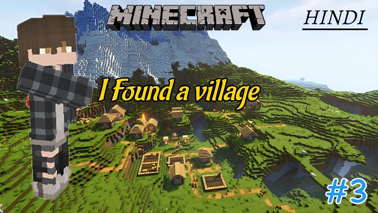 I found a village in Minecraft #3 (gameplay) - YouTube