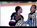 NHL Oct. 14, 1985 Moe Lemay,VCR v Paul Boutilier,NYI Vancouver Canucks New York Islanders