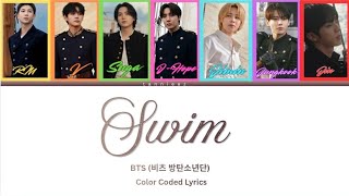 BTS (방탄소년단) - SWIM (Color Coded Lyrics)