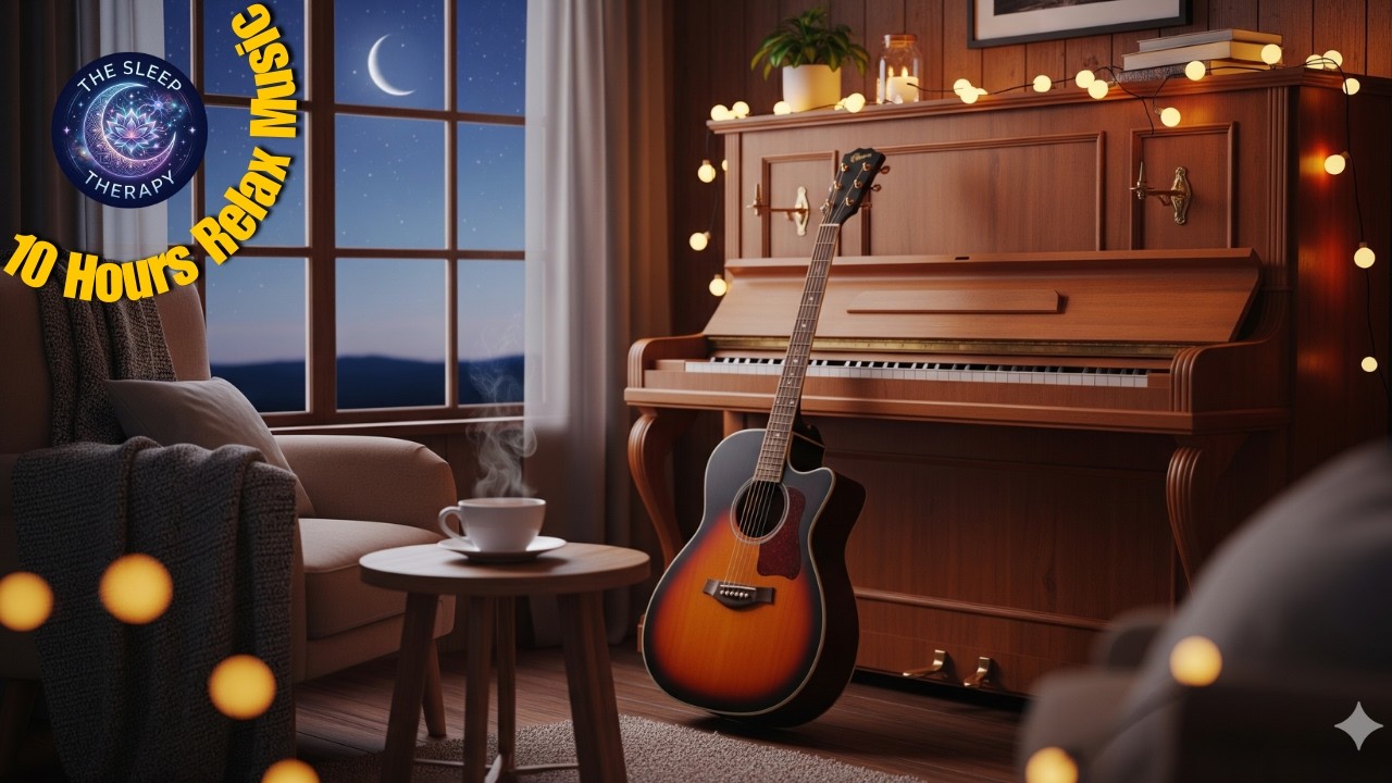 10 Hours of Relaxing Music - Calm Piano & Guitar, Sleep Music, Study Music