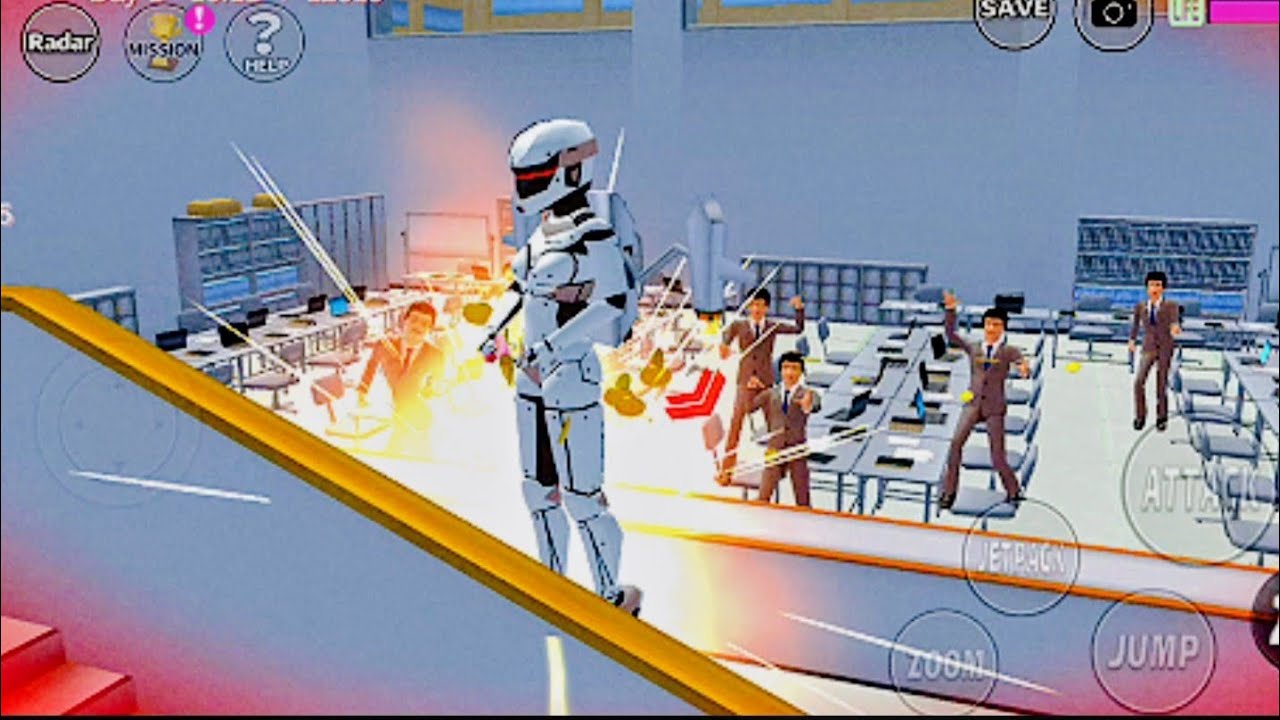 Police Power Mode ON! 🔥 Elite Officer vs All Enemies | Sakura School Simulator