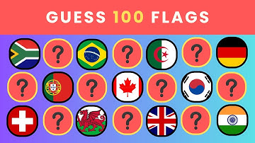 Guess the Flag in 3 Seconds | 100 Country Flags | Country Quiz 2025 | Flag Quiz
