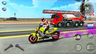 Flying motorbike simulator 2022 gameplay - Android Gameplay #4 screenshot 5
