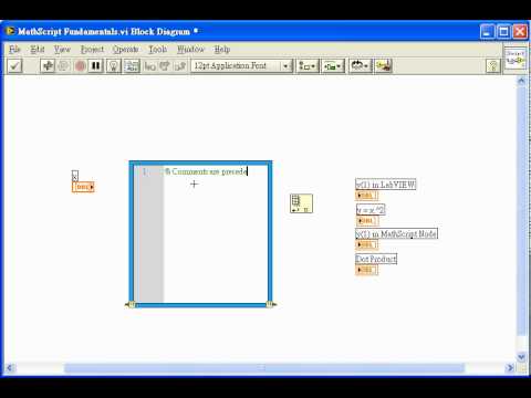 利用 MathScript Node 做數學運算