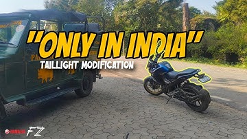 Integrated Tail Light With Indicators In FZ V3 • R15 Tail Tidy • Rishabh Bhardwaj 