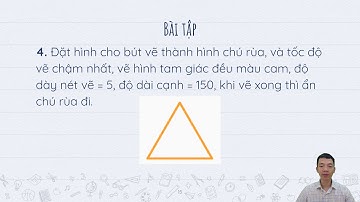 [Python cơ bản] - Bài 05.3 Thực hành: Di chuyển cơ bản và cấu hình bút vẽ | uCode