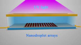 Formation of nanodroplets by solvent exchange
